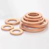5-10Pcs Pure Copper Gasket Thickness 2mm ID 21/22/23/24/25mm Sealing Gasket Flat Ring Seal Solid Purple Copper Gasket Hardware