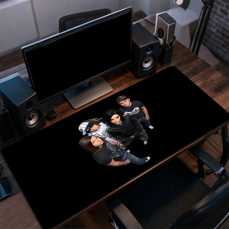 Tokio Hotel Band Mouse Pad, Large Gaming Desk Mat, Non-slip XXL Mousepad for Laptop & Tablet, Mini PC Playmat with Stitched Edges