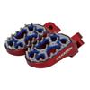 Motorcycle Foot Pegs with spring for HONDA CRF100F 50F 70F 80F XR100R XR70R XR80R FOR YAMAHA WR200 250 500 PW50 80 XT250 350