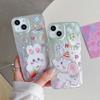 Etui silikonowe Laser Elephant Bunny do Xiaomi Redmi Note 12 11 Samsung A54 A24 A14 Oppo A78 A58 A38 Tecno Spark 10 Funda malowane etui miękkie etui TPU