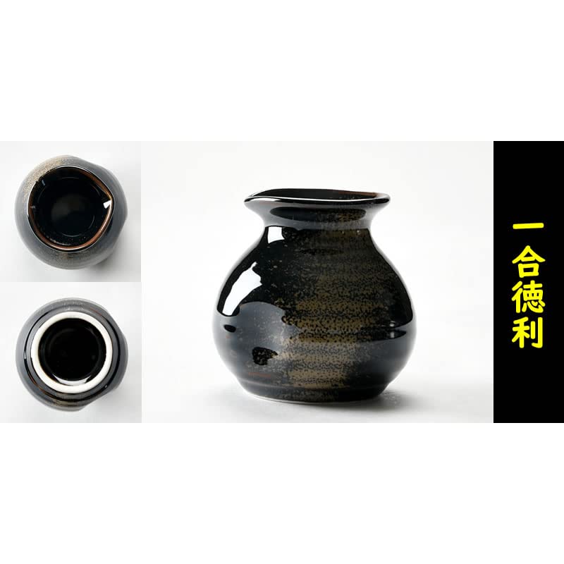 Setomono Honpo's 5-piece Golden Kinka Soba Set (Soba Choko [Chokku] [Soba Plate])