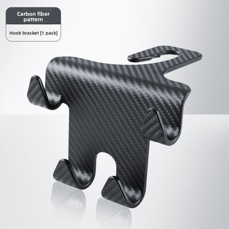 Car Seat Back Hidden Hook, Car Inner and Rear Mobile Phone Bracket, Multi-function Car Seat Back Hook Bracket