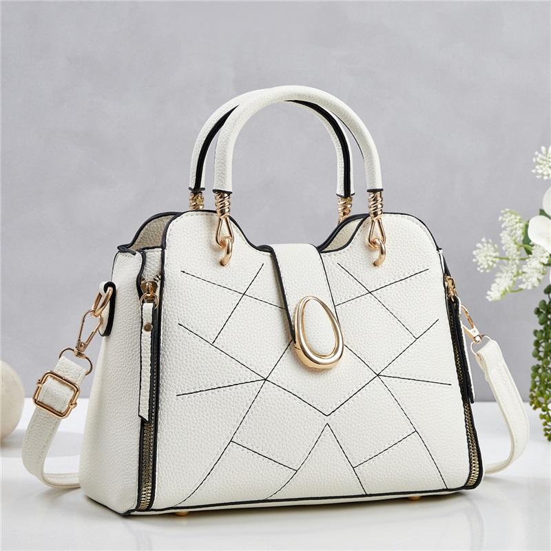 Exquisite Embroidery Premium Texture Handbag For Ladies, Multi-purpose Top Handle Shoulder Crossbody Daily Bag