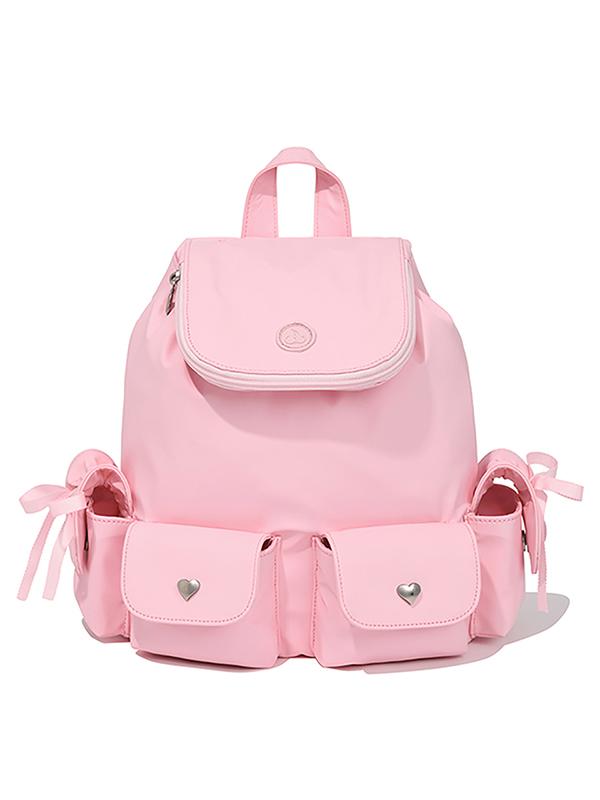 Kirsh Ribbon Point Mini Backpack [Pink]
