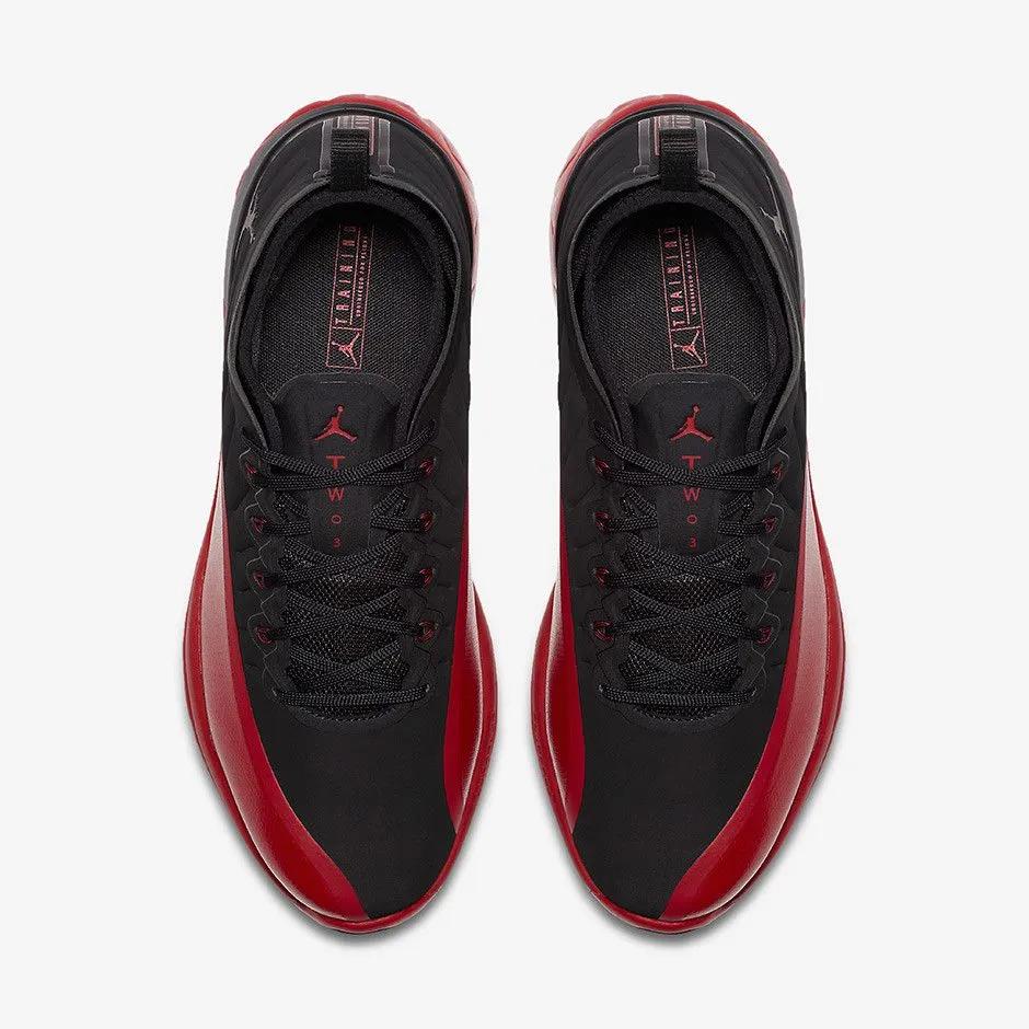 Air Jordan Trainer Prime 'Flu Game' (Unisexe) Chaussures de Basketball Vintage Noir / Noir-Rouge Gym 881463 060