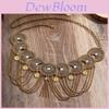 Ethnic Style Waist Chain With Alloy Filigree Coins For Traditional Dress