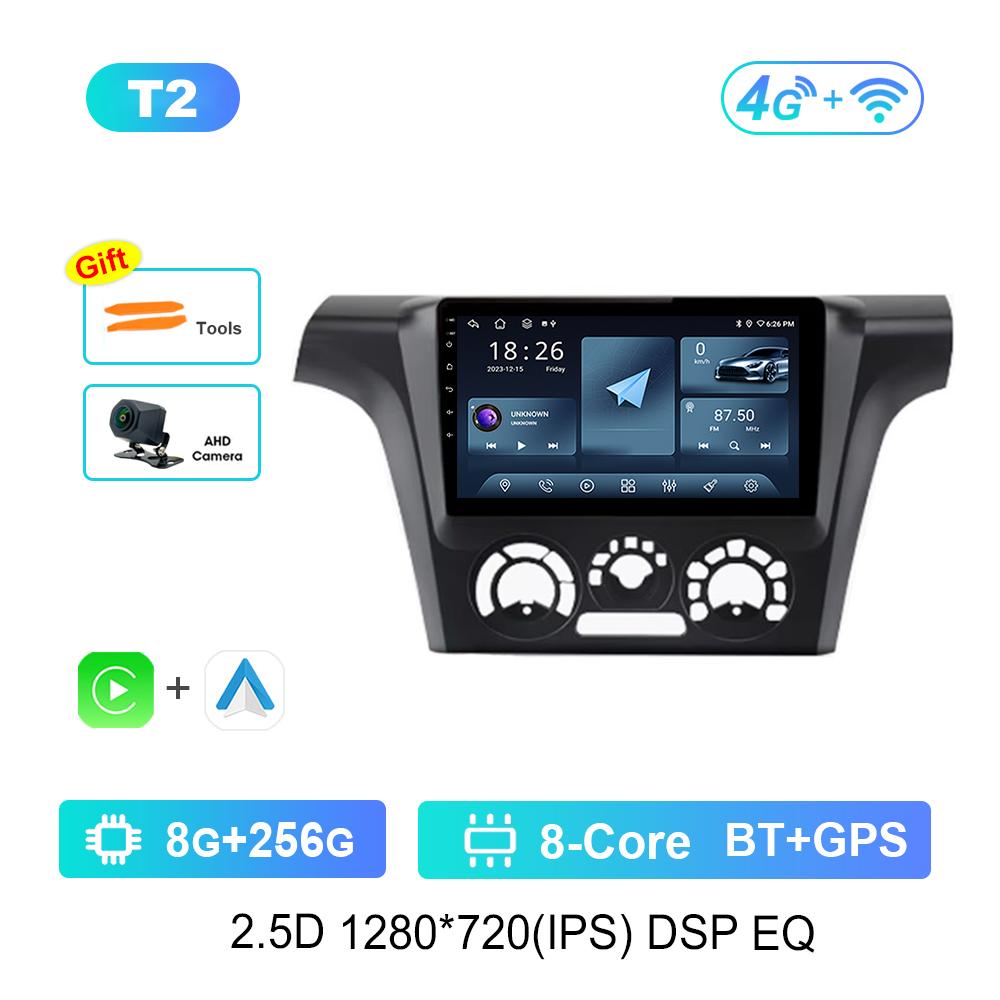 Car Radio Multimedia Player 9 inch for Mitsubishi Outlander 1 2002 - 2008 Android 4G Navi GPS WIFI IPS Touch Screen DSP Stereo