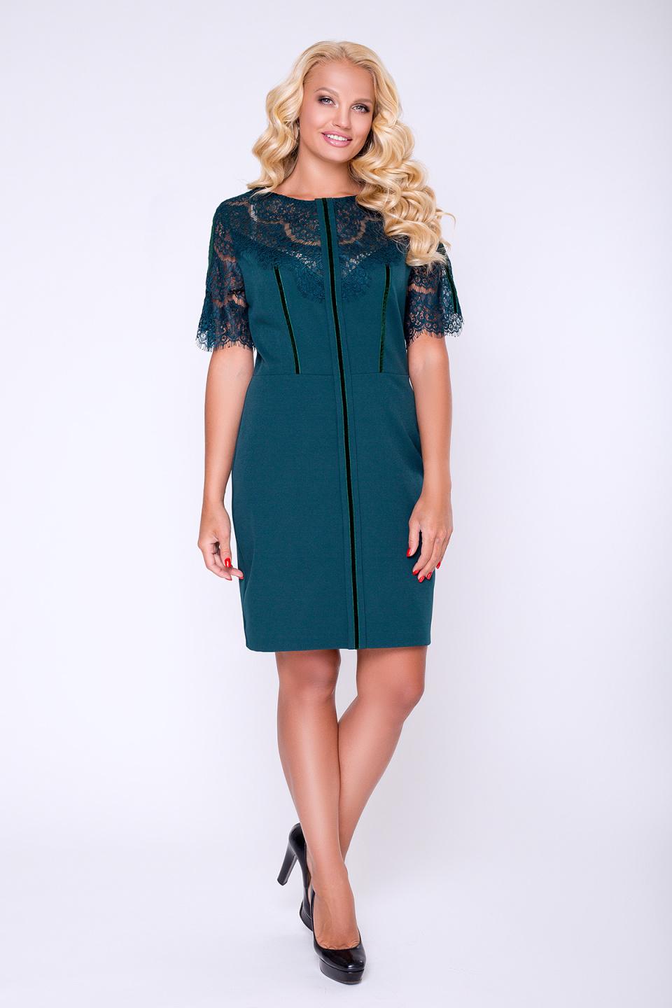 

Сукня Аксінія Luzana 3XL смарагдовий