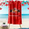 Ręcznik plażowy z nadrukiem logo Sunderland Association Football Club, Duży miękki szybkoschnący ręcznik na plażę, kemping, basen