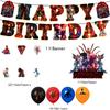 Theme Birthday Party Decoration Birthday Flag Balloons Cake