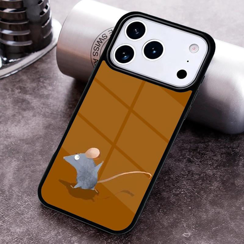 Mouse Rat Phone Case for iPhone 17 16 15 Pro Max Air 14 13 12 11 Plus Shockproof Capa Cover