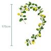 Artificial Lemon Garland Hanging Lemon Rattan Fake Lemon Garland With Eucalyptus Leaves Front Door Vine Kitchen Outdoor Decor