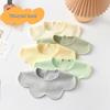 Korean Style Double-Sided Waterproof Baby Bib - Pure Cotton Petal Food & Saliva Towel, Class A