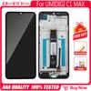 Original 6.52 Inch UMIDIGI G5A G1 Max LCD Display + Touch Screen Digitizer + Frame Assembly Digitizer For UMIDIGI C1 Max