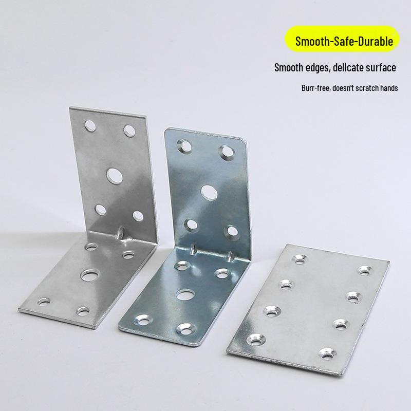 Right-Angle Iron Bracket for Wardrobe, Bed, or Chair Reinforcement