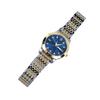 Men Quartz Business Watch with Date Luminous Stainless Steel Double Calendar Wristwatch Waterproof Lightweight Watch