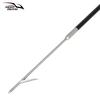 3-Section Aluminum Rod Spear: Portable Diving, Fishing & Hunting Gear with Single Barb for Underwater Use