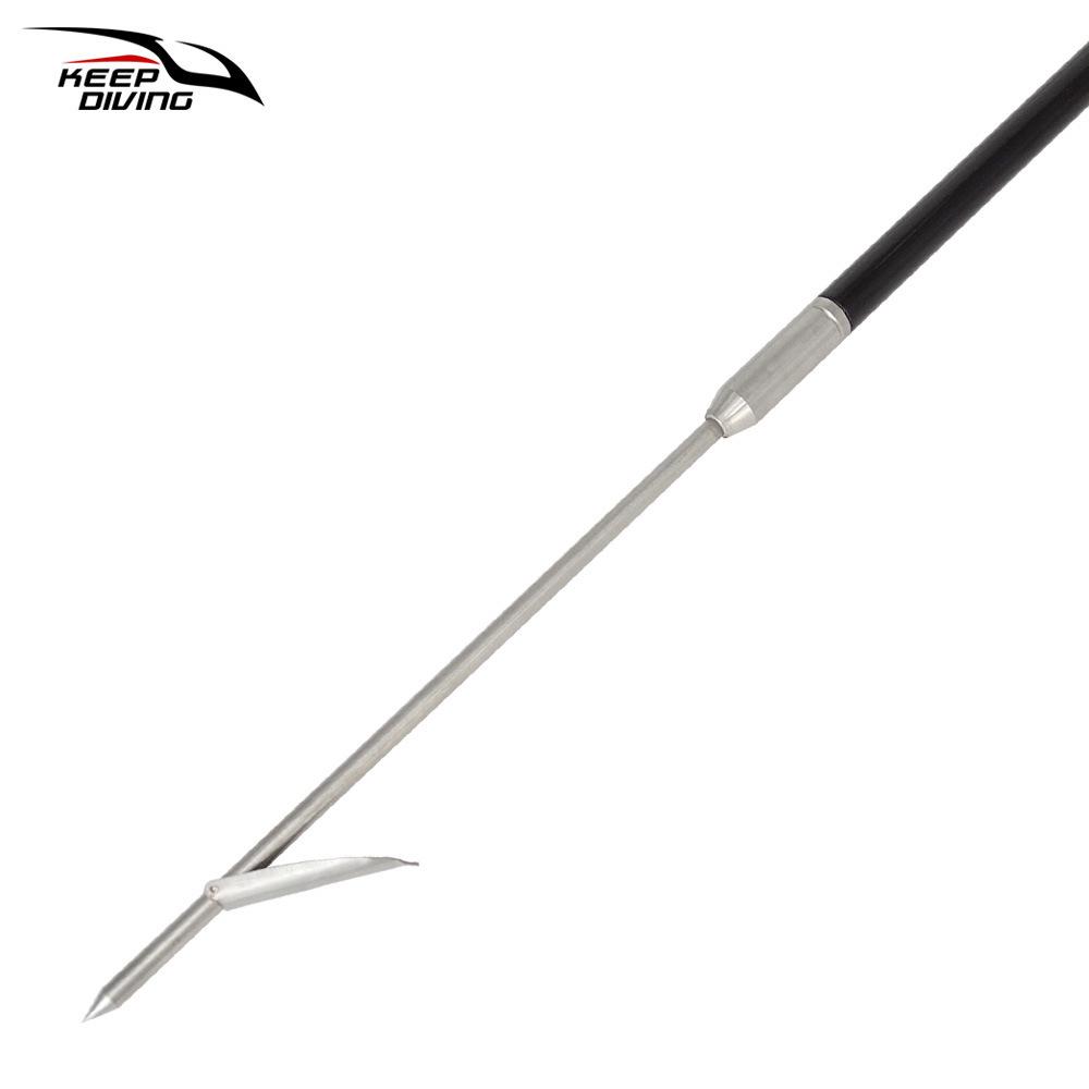 3-Section Aluminum Rod Spear: Portable Diving, Fishing & Hunting Gear with Single Barb for Underwater Use