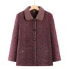 New middle-aged and old mother autumn and winter coat thickened grandma clothes year-old 0 old lady padded top