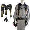 Tool Belt Suspenders Work Belt Suspenders Flexible Adjustable Straps with Moveable Padded Shoulders with Loops Attachment