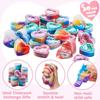 JOYFY 30 Stück Valentinstag Galaxie Schleim Herzen für Kinder Valentinstag Klassenzimmer Austauschpreise Partygeschenke Valentinstagsgeschenke