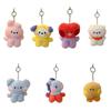 Cute Korean Ins Trend Popular Mini Plush Doll Pendant Cartoon Bag Decoration Gift Pearl Velvet Fill Material Not Multifunctional