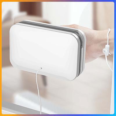 Glass Surface Wiper, Magnetic Window Cleaner Double Sided Outside Window Cleaning Tool Sponge Window Cleaner for Home Use