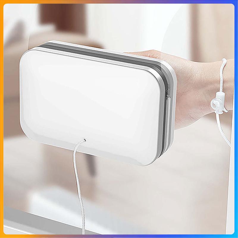 Glass Surface Wiper, Magnetic Window Cleaner Double Sided Outside Window Cleaning Tool Sponge Window Cleaner for Home Use