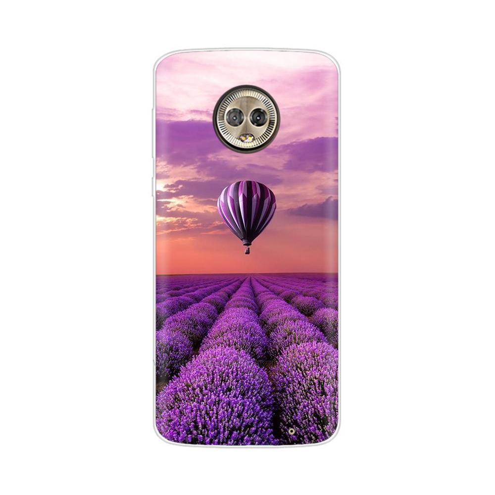 For Moto G6 Play Case TPU Soft Paint Animal Silicone Clear Cover for Motorola Moto G6 Play Plus G6Play Cases Protective Shell