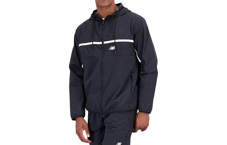 

New Balance Jackets Men s Black Hooded Moderate Other MJ31500-BK XXL