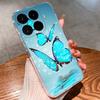 Case For Xiaomi17T 17Ultra Beautiful Flower Astronaut Anti-Fingerprint Transparent Shell For Xiaomi 17T 17 Ultra Coque Funda