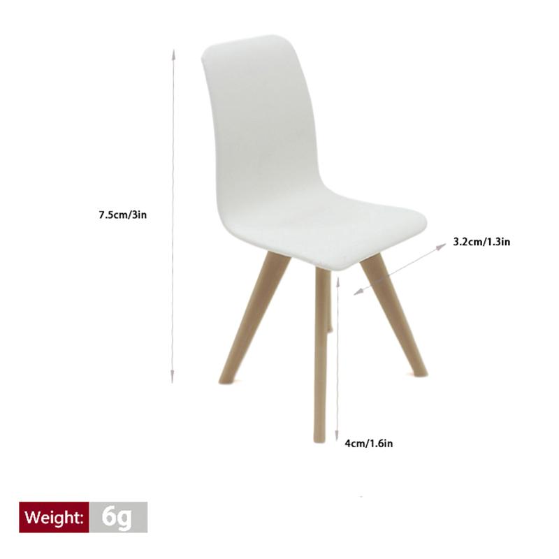 

Обеденный стол и стулья для кукольного домика Модель сцены Миниатюрная мебель Фотореквизит Аксессуары для кукольного домика Мини-спинки Стулья as the picture