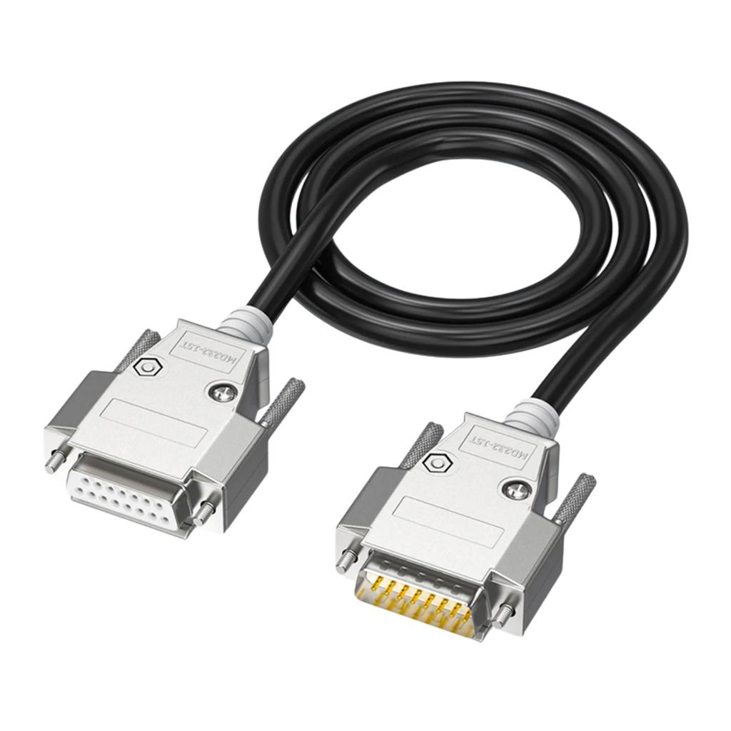 DB15 Stecker Buchse Datenkabel Stecker Drahtleitung 26AWG Reiner Kupferkern für Computer CNC Kassen 1,5m-30m