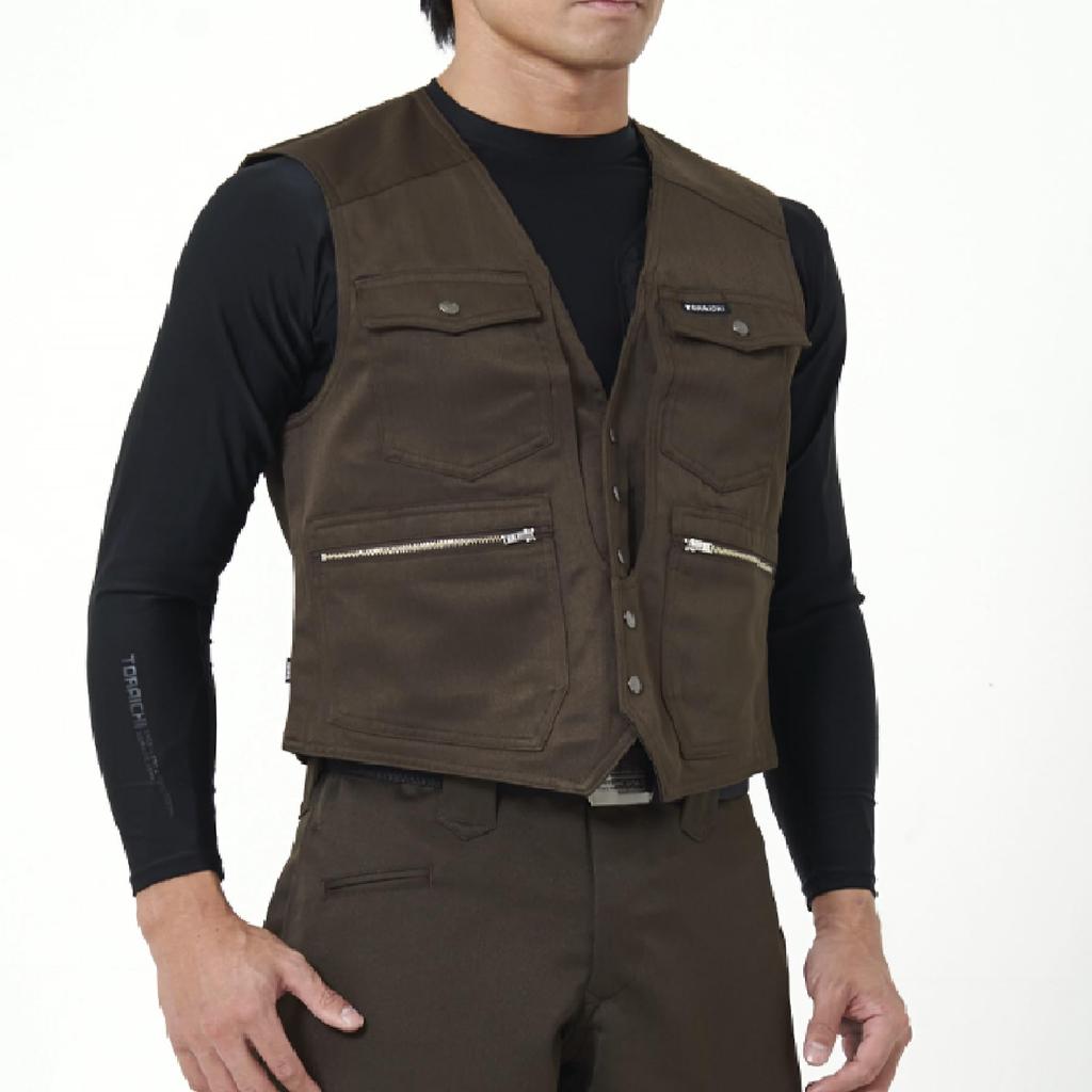 Toraichi 3920 Series Vest and Long Knickers Set Tobi Size 3L x 88cm Sumi Gray [Toraichi] (3920s611414) Workwear, Knickerbockers, Clothing, W, 77