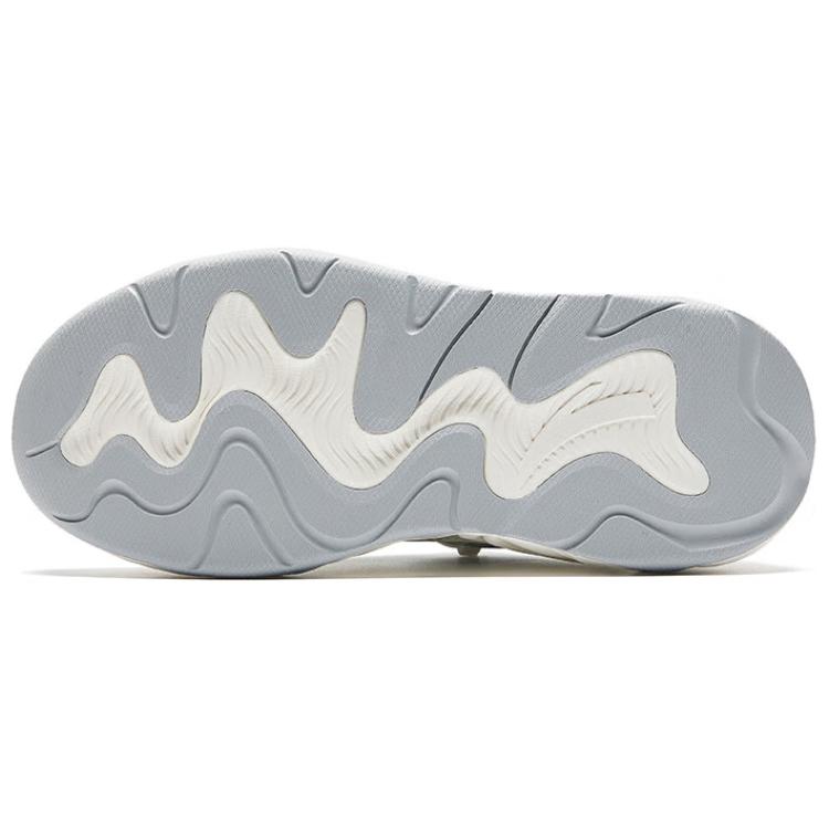 New Anta Anti-Slip Wear-Resistant Low-Top Chunky Sneakers Women's White Gray 122528888R-1