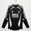 Long Sleeve Retro Football Jersey Men Classic Club National Team Style Sports Training Wear