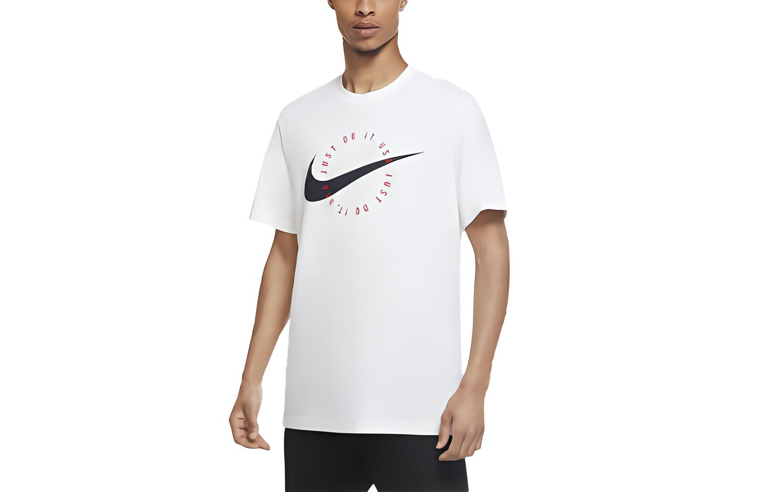 

Nike T Shirts Men s White Crew Neck Moderate DA8866-100 XXL