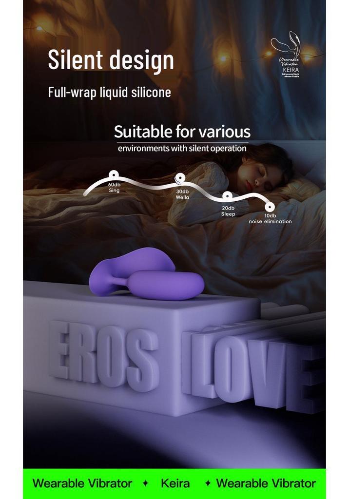 Remote Control Wearable Vibrator: Dual-Ended Clitoral & G-Spot Massager with Small Insertable Penis Attachment