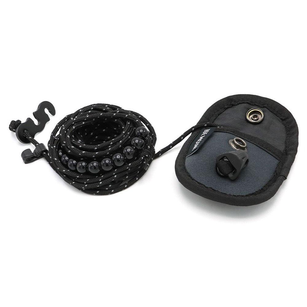 

Регулируемая 3M Веревка для сушки одежды для улицы, портативная дорожная, для кемпинга Black-3M чёрный