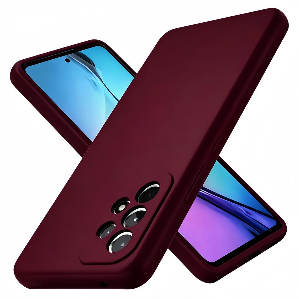 Funda Protectora de Silicona Líquida a Prueba de Golpes de Color Sólido Moda Noble para Samsung Galaxy A53 5G