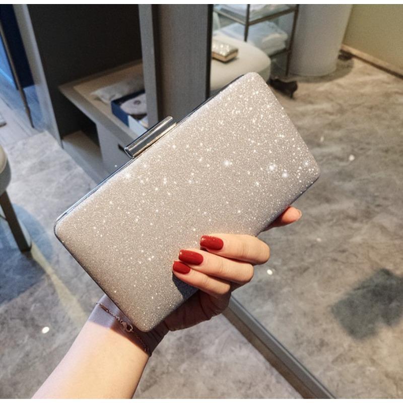 

New Dinner Bag Banquet Clutch Bag Celebrity Dress Shoulder Bag Chain Bag Shoulder Crossbody Small Square Bag