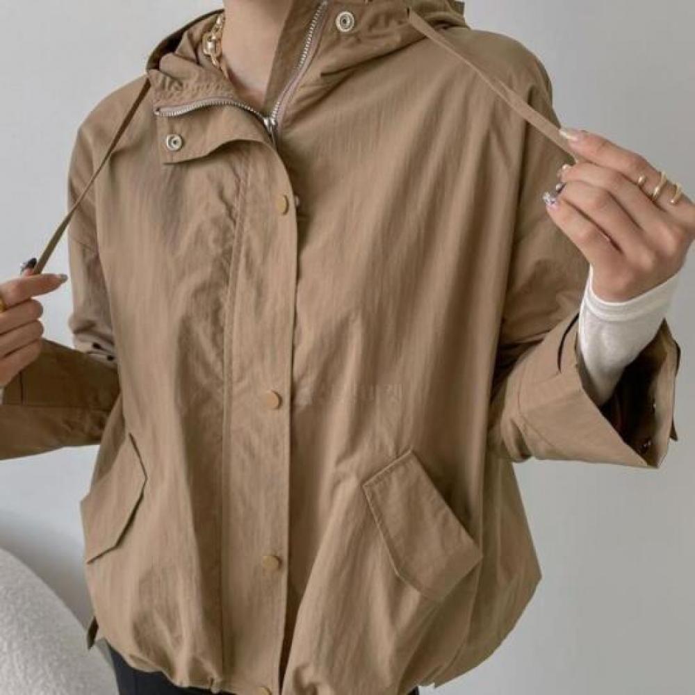 New ArrivalS Open Run Women S Windbreaker Jacket Simple Hoodie Autumn
