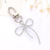 Fashion Bowknot Keyholders Lovely Bows Keychain Metal Keyrings Creative Bag Charm Handbag Charm for Women Girls