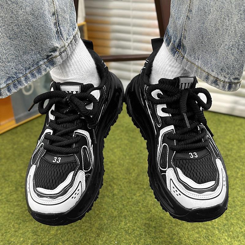 Invisible Inner Heightening Shoes Men's Dad Shoes Men's New Platform Casual Sports Shoes Spring Shoes