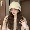 Women's Winter Built-in Ear Muffs and Yarn Cap - Non Elastic, Suitable for Cold Weather, Comfortable Texture Fabric