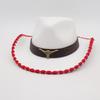 Stage Travel Vacation Sun Protection Sun Hat Performance Dancing Jazz Hat Niche Ethnic Style High-End Solid Color Top Hat