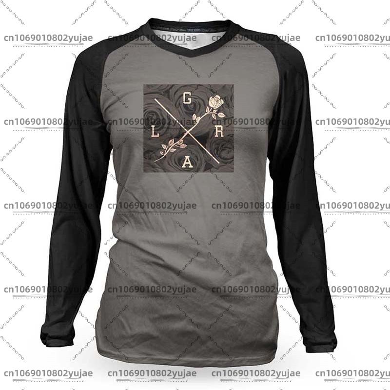 Women's MTB Jerseys Loose Rider Mtb Shirt BMX Mountain Bike Jersey DH Motocross Downh Long Sleeve T-shirt