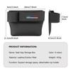 EYAG3 For BMW Car Seat Gap Storage Box Water Cup Holder Phone Holder Card Bag E91 E92 E60 F10 F30 E39 E36 E87 X1 X3 X5 E70 E46 E90