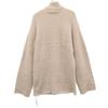 Unused AMAIL Long Sleeve Turtleneck Shaggy Knit Sweater F Beige Women Used