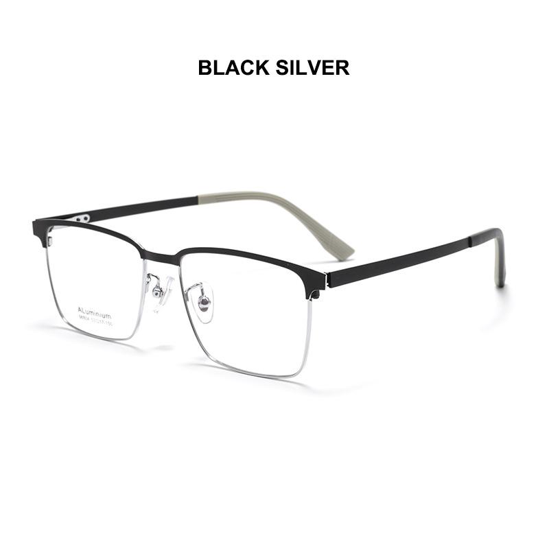 

Premium Retro Glasses Frames Ultra-Lightweight Aluminum-Magnesium Business Casual Eyewear Frames Executive Style Eyeglasses